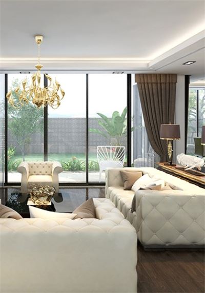 Thiết kế nội thất biệt thự cao cấp hiện đại tại Tp Vinh Nghệ An