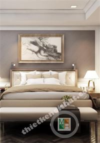 Thiết kế nội thất chung cư tân cổ điển,TP Vinh-Chung cư BIGC-Chị Thúy Ngọc